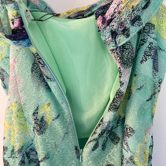 NWT ML Monique Lhuillier Allie Off the Shoulder Dress Size 8 - Picture 10 of 13